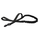 Maxbell Elastic Bungee Training Walking Metal Buckle Dog Leash Handle Black