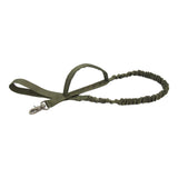 Maxbell Elastic Bungee Training Walking Metal Buckle Dog Leash Handle Dark Green