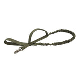 Maxbell Elastic Bungee Training Walking Metal Buckle Dog Leash Handle Dark Green