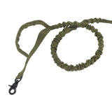 Maxbell Elastic Bungee Training Walking Metal Buckle Dog Leash Handle Dark Green