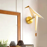 Maxbell Modern Single Head Sconce Lighting Fixtures Ornament Bird Wall Lamp for Loft Left