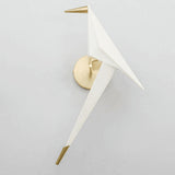 Maxbell Modern Single Head Sconce Lighting Fixtures Ornament Bird Wall Lamp for Loft Left