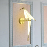Maxbell Modern Single Head Sconce Lighting Fixtures Ornament Bird Wall Lamp for Loft Left