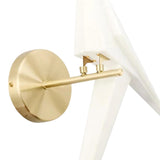 Maxbell Modern Single Head Sconce Lighting Fixtures Ornament Bird Wall Lamp for Loft Left