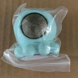 Maxbell Catnip Ball Cat Licking Spherical Kitty Catnip Roller Rotating Treat Blue