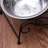 Maxbell Pet Dog Bowls Stand Puppy Feeding Dish Water and Food Bowls Neck Protection