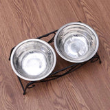 Maxbell Pet Dog Bowls Stand Puppy Feeding Dish Water and Food Bowls Neck Protection