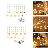 Maxbell Christmas String Lights Celebration Lighting Twinkle Light Timing for Patio USB