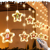 Maxbell Christmas String Lights Celebration Lighting Twinkle Light Timing for Patio USB