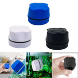 Maxbell Magnetic Cleaner Brush Aquarium Window Glass Aquatic Scraper Scrubber Blue