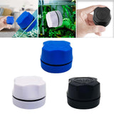Maxbell Magnetic Cleaner Brush Aquarium Window Glass Aquatic Scraper Scrubber Blue