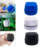 Maxbell Magnetic Cleaner Brush Aquarium Window Glass Aquatic Scraper Scrubber Blue