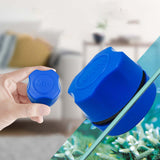 Maxbell Magnetic Cleaner Brush Aquarium Window Glass Aquatic Scraper Scrubber Blue