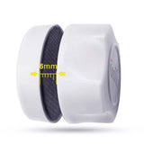 Maxbell Magnetic Cleaner Brush Aquarium Window Glass Aquatic Scraper Scrubber White