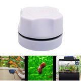 Maxbell Magnetic Cleaner Brush Aquarium Window Glass Aquatic Scraper Scrubber White