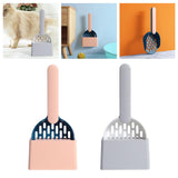 Maxbell Cat Litter Shovel with Holder Scoop with Stand Pet Cleaning Tool White Gray