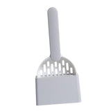 Maxbell Cat Litter Shovel with Holder Scoop with Stand Pet Cleaning Tool White Gray