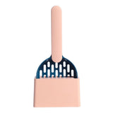 Maxbell Cat Litter Shovel with Holder Scoop with Stand Pet Cleaning Tool Pink Blue