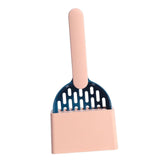 Maxbell Cat Litter Shovel with Holder Scoop with Stand Pet Cleaning Tool Pink Blue