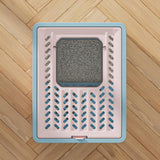 Maxbell Folding Cat Litter Box Toilet with Lid Easy Clean Anti Splashing with Shovel