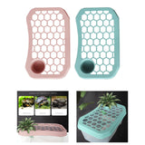 Maxbell Vivarium Box Cover Platform Turtle Accessories Decor Terrapin Rest Ornament Pink