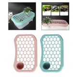 Maxbell Vivarium Box Cover Platform Turtle Accessories Decor Terrapin Rest Ornament Pink