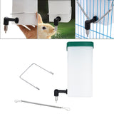 Maxbell Detachable Automatic Drinker Water Feeder Dispenser for Rabbit Chicken 1L