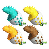 Maxbell Durable Dog Chew Toys Dinosaur Egg Non Toxic for All Breeds Dogs Puppy Blue