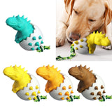 Maxbell Durable Dog Chew Toys Dinosaur Egg Non Toxic for All Breeds Dogs Puppy Blue