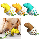 Maxbell Durable Dog Chew Toys Dinosaur Egg Non Toxic for All Breeds Dogs Puppy Blue