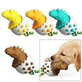 Maxbell Durable Dog Chew Toys Dinosaur Egg Non Toxic for All Breeds Dogs Puppy Blue