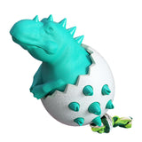 Maxbell Durable Dog Chew Toys Dinosaur Egg Non Toxic for All Breeds Dogs Puppy Blue