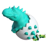 Maxbell Durable Dog Chew Toys Dinosaur Egg Non Toxic for All Breeds Dogs Puppy Blue