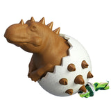 Maxbell Durable Dog Chew Toys Dinosaur Egg Non Toxic for All Breeds Dogs Puppy Brown