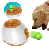 Maxbell Automatic Pet Feeder Tennis Ball Launcher Interactive Dog Training Toy