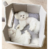 Maxbell Cat Sleeping Bed Washable Anti Slip Breathable Cushion Cat Accessories gray