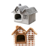 Maxbell Cat Sleeping Bed Washable Anti Slip Breathable Cushion Cat Accessories gray