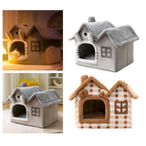 Maxbell Cat Sleeping Bed Washable Anti Slip Breathable Cushion Cat Accessories gray