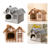 Maxbell Cat Sleeping Bed Washable Anti Slip Breathable Cushion Cat Accessories gray