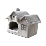 Maxbell Cat Sleeping Bed Washable Anti Slip Breathable Cushion Cat Accessories gray