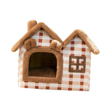 Maxbell Cat Sleeping Bed Washable Anti Slip Breathable Cushion Cat Accessories brown