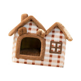 Maxbell Cat Sleeping Bed Washable Anti Slip Breathable Cushion Cat Accessories brown