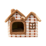 Maxbell Cat Sleeping Bed Washable Anti Slip Breathable Cushion Cat Accessories brown