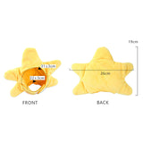 Maxbell Cat Hat Yellow Star Soft Plush Adorable Headwear Cap for Puppy Rabbit Pet