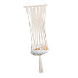Maxbell Bohemian Handwoven Tapestry Macrame Cat Hammock Cat Nest Wall Hanging Basket