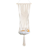Maxbell Bohemian Handwoven Tapestry Macrame Cat Hammock Cat Nest Wall Hanging Basket