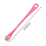 Maxbell Dog Cats Teeth Deep Clean Brush Cleaning Fresh Breath Pets Toothbrush Pink