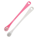 Maxbell Dog Cats Teeth Deep Clean Brush Cleaning Fresh Breath Pets Toothbrush Pink