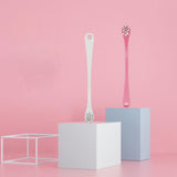 Maxbell Dog Cats Teeth Deep Clean Brush Cleaning Fresh Breath Pets Toothbrush Pink