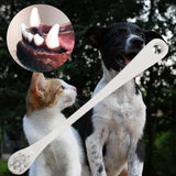 Maxbell Dog Cats Teeth Deep Clean Brush Cleaning Fresh Breath Pets Toothbrush White